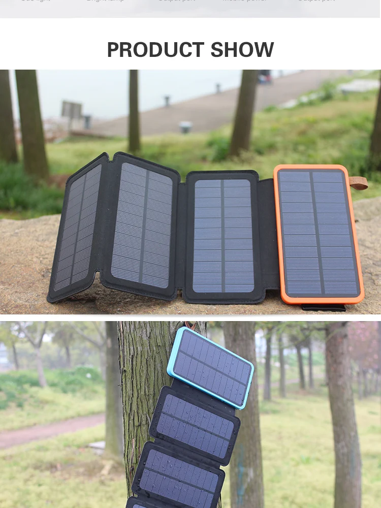 Top degree quality & standard 5 pieces Led indicators 10000mah solar charger power banks - ANKUX.COM