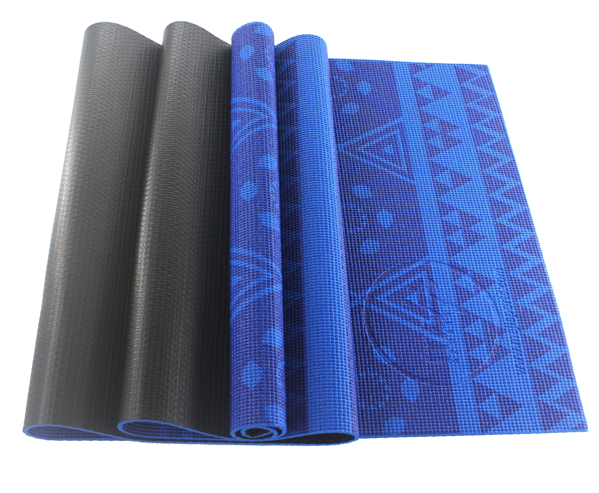 Pvc Yoga Mat 5mm Print Exercise Fitness Mat For All Types Of Yoga