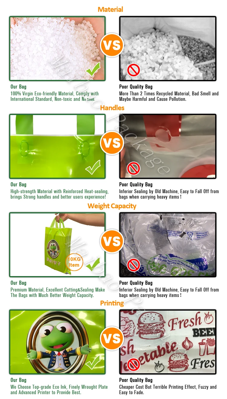 Flexi Loop Plastic Handle Bag