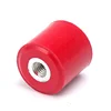 Cheap low voltage insulator bus bar electric red superior strength SMC MNS30*30 mini cylindrical electrical insulator