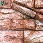 Hotel lobby wall decoration 3d brick wallpaper, 3d stone wallpaper