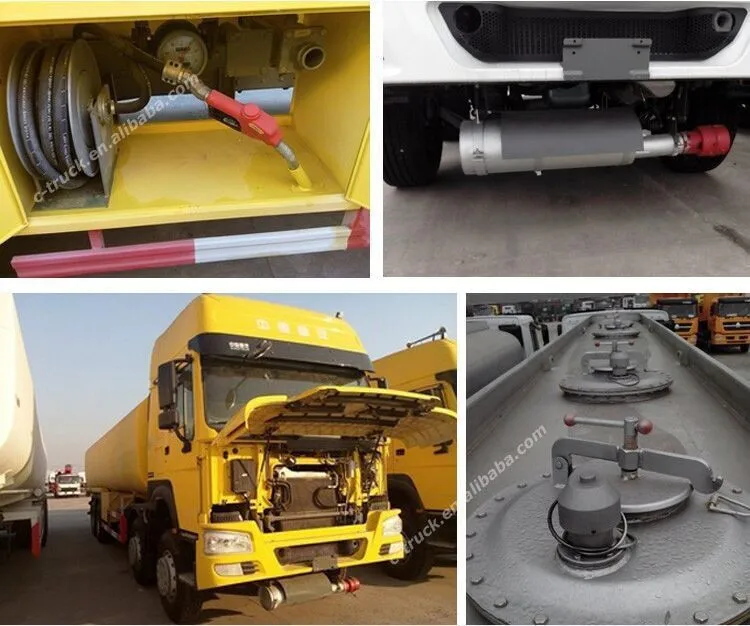 picture of the details of the fuel tank truck