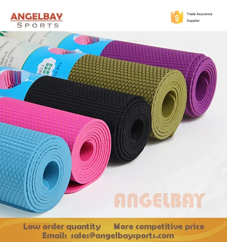 Wholesale 1830x610x5mm Pure Natural Recyclable non slip Rubber yoga mat