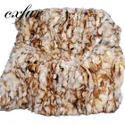 CX-D-86 Professional Design Real Red Hot Sell Fox Fur Plates Animals Skin Blanket
