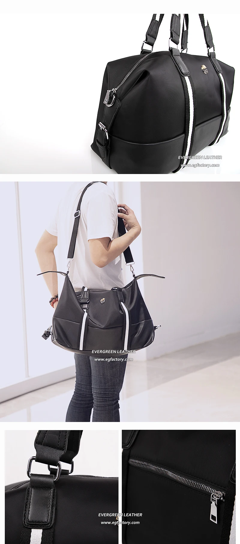 high capacity cheap polyester travel duffle bag waterproof sport travel bag SH502