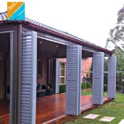 White Aluminum Plantation Shutter Parts Louver Shutter