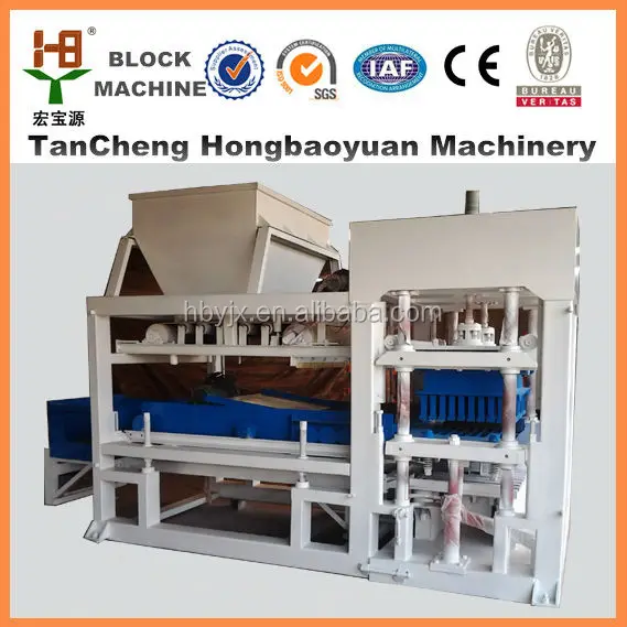 Hongbaoyuan機械工場用QTJ4-18顔レンガ製造機販売用小型建設ビルディングequipement仕入れ・メーカー・工場