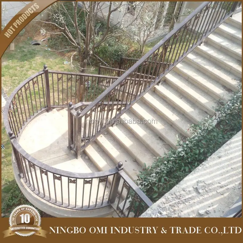 sell high quality stair railing,best wrought iron handrail support
