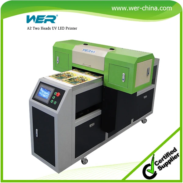 New Hot Selling Fast Printing Speed Two Heads Uv Digital Flatbed