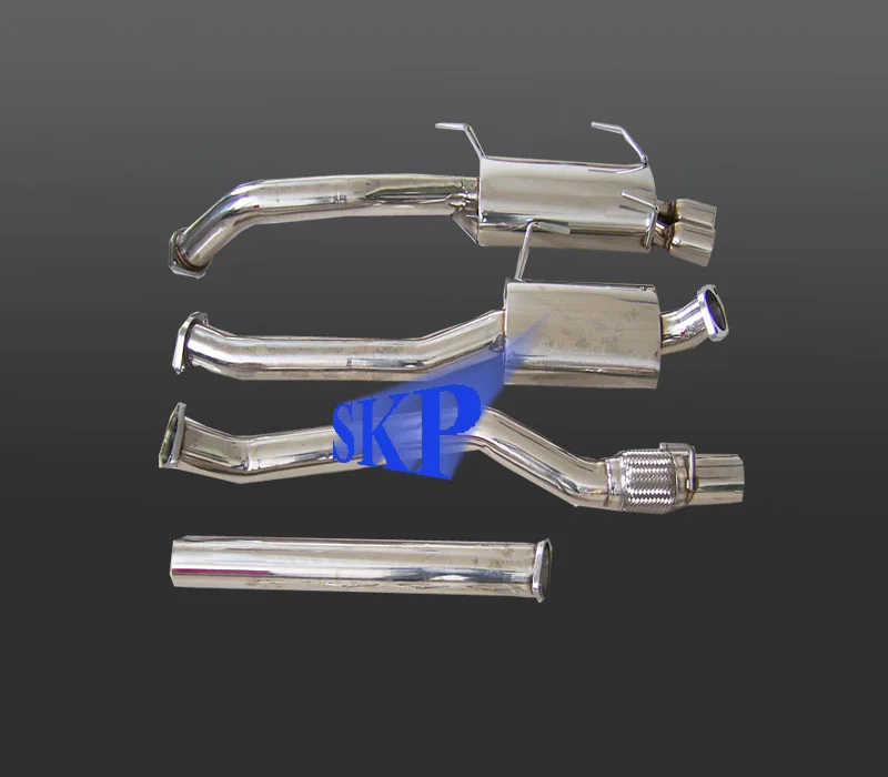 2.5" Tip Muffler Catback Exhaust System for Toyota 89-93 Celica 2.0 Turbo ST185 (Fits: Toyota Celica)