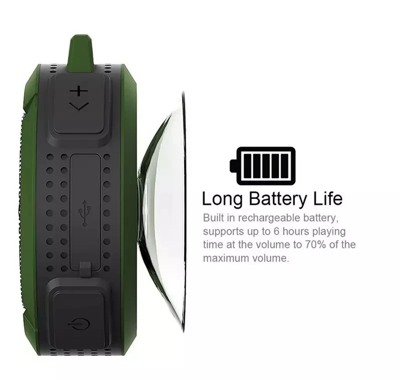2018 On Sell Factory Supply Waterproof BT Speaker C6 Wireless BT Speaker Waterproof BT Speaker For Promotional Gift - ANKUX.COM