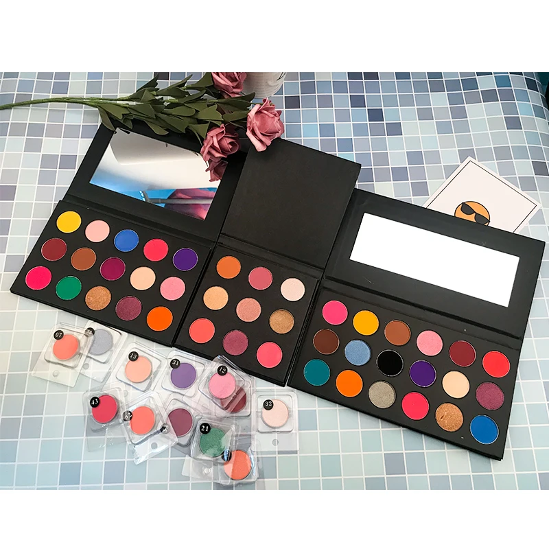 Private Label Makeup Cosmetics no brand Custom Mineral Single Eyeshadow With Different Empty Palette, N/a
Private Label Makeup Cosmetics no brand Custom Mineral Single Eyeshadow With Different Empty Palette, N/a
