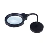 DH-88002 Standing Laboratory Table Top Lamp Magnifying Glass , Hand Type Adjustable Magnifier With Led Light