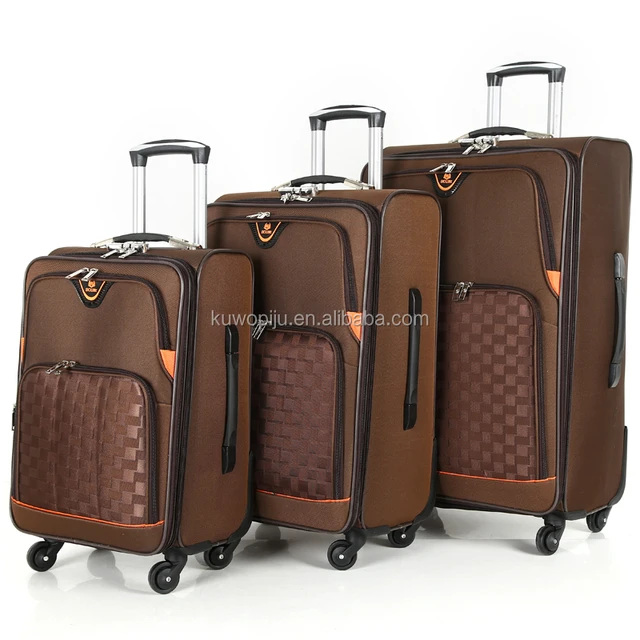polyester 600d spinner gift eva set of suitcases lightweight
