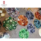 Semi precious stone natural agate table top
