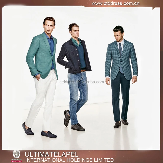 colorful casual suit