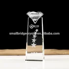 Crystal Award Glass Awards Laser Engraved Crystal Trophy Award Glass Diamond Trophy Crystal Blank