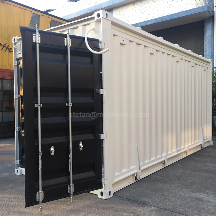 Hydraulic pressure system 20 feet container shop cafe / house container for coffee shop/restaurant/showroom
