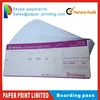 self check paper boarding pass ticket thermal