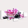 Crystal Flower Cobblestone HD Picture Print On 5 Panels Canvas Wall Art Painting