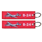 Embroidered Motorcycle Motorbike Car Plane Fabric Key Chain Keyring