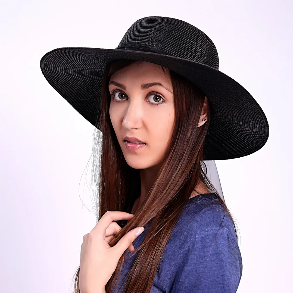 Women Visor Mesh Hat Liuliuliu Big Hat Wide Brimmed Floppy Foldable
