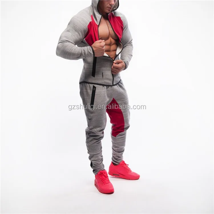 muscle fit tracksuit