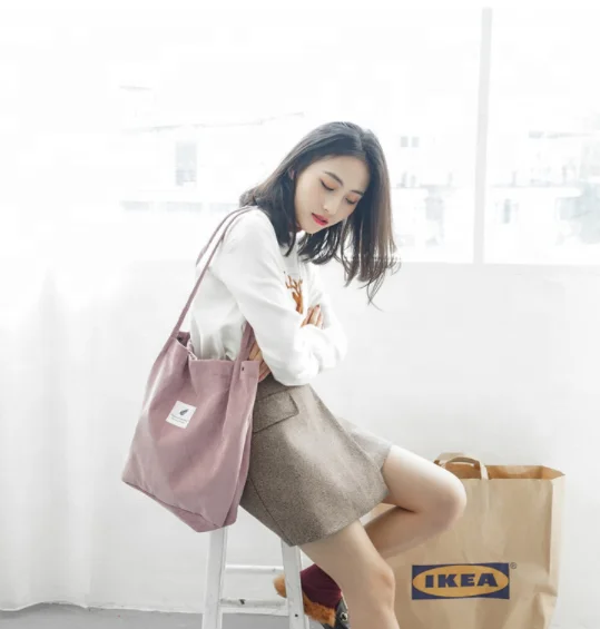 HOT SELLING fashion durable corduroy canvas tote bags for Women, White/black/ginger/dusty pink/green/pickle/beige/gray
HOT SELLING fashion durable corduroy canvas tote bags for Women, White/black/ginger/dusty pink/green/pickle/beige/gray