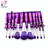2018 Fashion Purple Color 16pcs Best affordable Target My Face Makeup Brushes Set Storage online