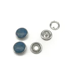 Blue Color 16L Brass Prong Snap Button Metal Prong Snap