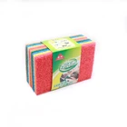 Colors Assorted Thick High-Density European Style Dish washing Scouring Pad