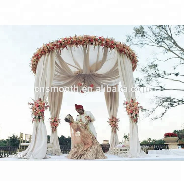 Circular Pipe And Drape Backdrop Round For Wedding Decoration