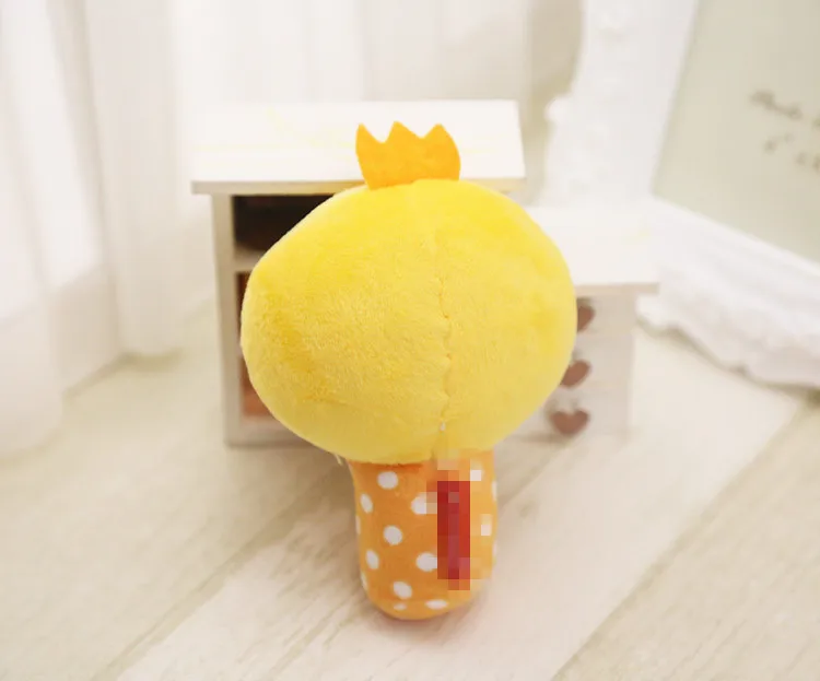 High quality OEM durable play training yellow duckt plush custom pet chew toys for dog