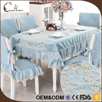 Middle East Blue Color Square Table