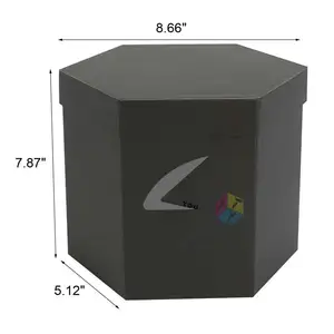 packaging & printing boxes hexagon shaped gift box 1,115