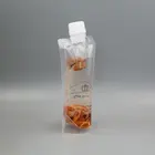 Customized Reusable Juice Drink Food Packaging Bag/ Liquid Stand up Spout Pouch in stock