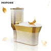 Bathroom Sanitary Ware indian and Middle East Style Wc Ceramic Gold Color Toilet