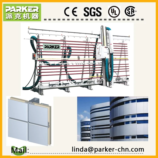 Vertical Aluminum Composite Cutting and Grooving Panel Machine/ Vertical Panel Saw For Aluminum Composite