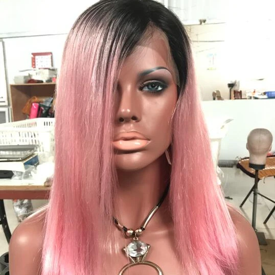 best quality virgin brazilian hair 1b/pink ombre color silk straight pink human hair wig
best quality virgin brazilian hair 1b/pink ombre color silk straight pink human hair wig