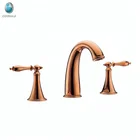 sanitary ware products rose gold bathroom faucets cold hot basin taps