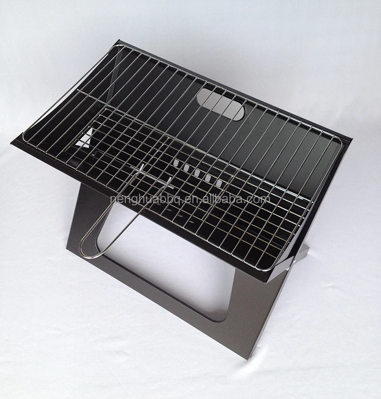 デラックスポータブル折り畳み式/折りたたみ- x形状のノートブックバーベキューグリル- 48x31cm仕入れ・メーカー・工場