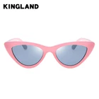KingLand Brand Designer 2019 children Sun glasses Cateye Fashion pink visor CE FDA Kids sunglasses with logo