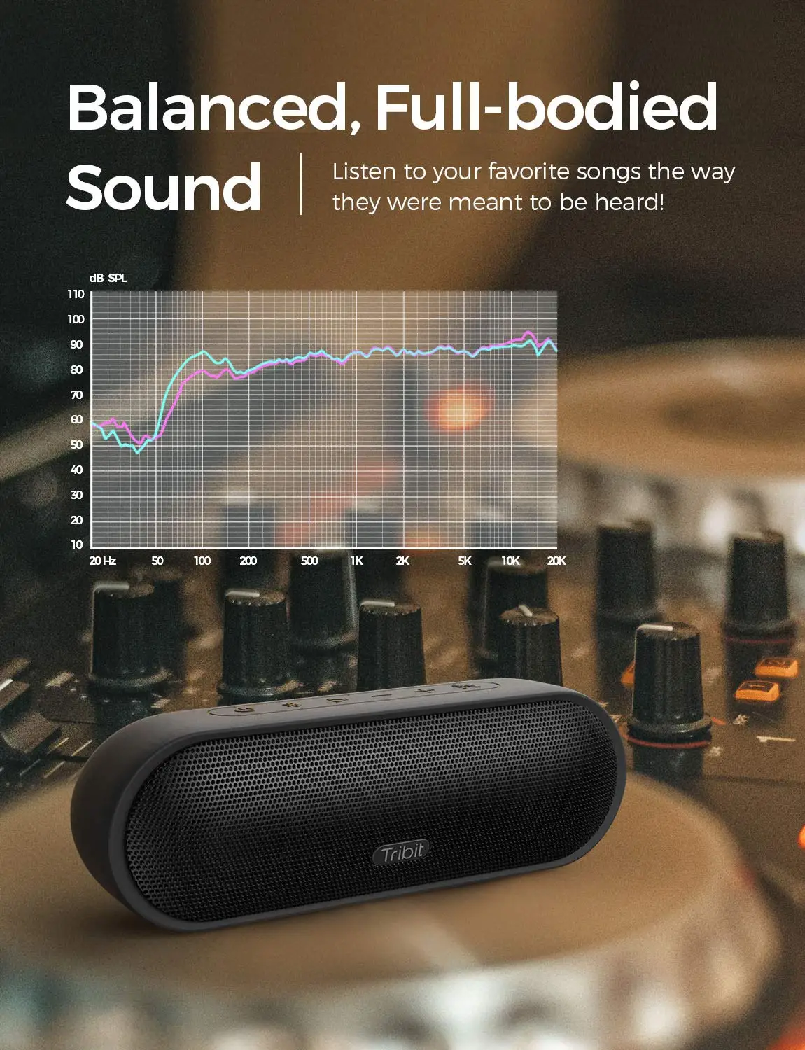 Tribit Factory price Portable Audio Player mini wireless Bluetooth speaker waterproof bluetooth speaker - ANKUX.COM