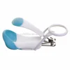 Portable baby child safety kids nail clipper with 5x magnifier glass