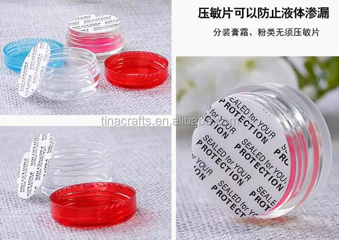 3g/5g diamond shape ps plastic cream cosmetic packaging bottle