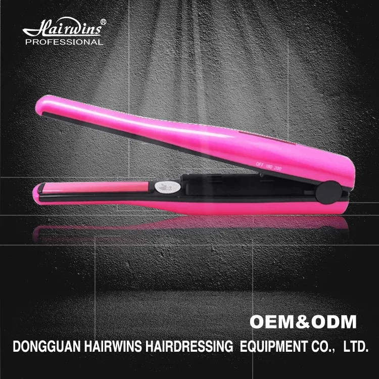 

Korean battery powered operated mini protein wireless rechargeable cordless hair straightener flat iron, White;pink