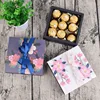 Design fancy wedding Sliding luxury empty christmas Chocolate paper packaging gift candy cavity packing Box favor with dividers