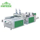 MD-DFR full automatic double layer t-shirt bag making machine/shopping plastic bag maker /goods packing machine