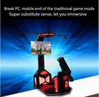 2019 hotest htc vive gatling gun vr shooting simulator for vr theme park/amusement park