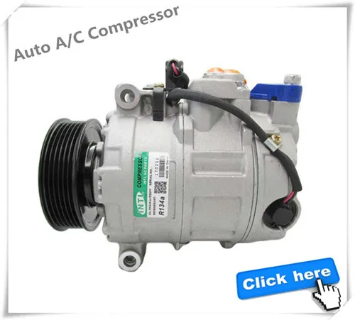 Sanden 7H15 Auto Ac Compressor for Ford/New Holland 1106-7001 47132887